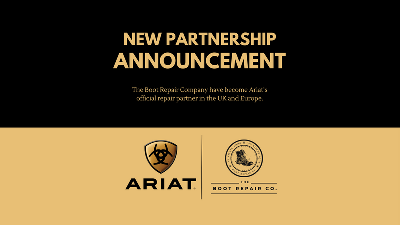 Ariat New Official Repair Partnership with The Boot Repair Company