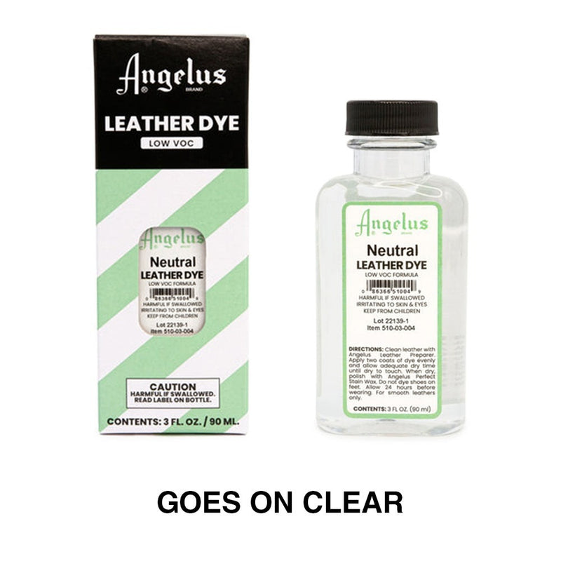 Angelus Low VOC Leather Dye. 3 fl oz/89ml Bottle