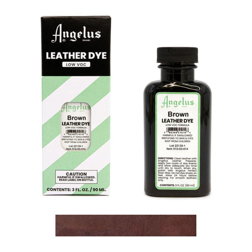 Angelus Low VOC Leather Dye. 3 fl oz/89ml Bottle