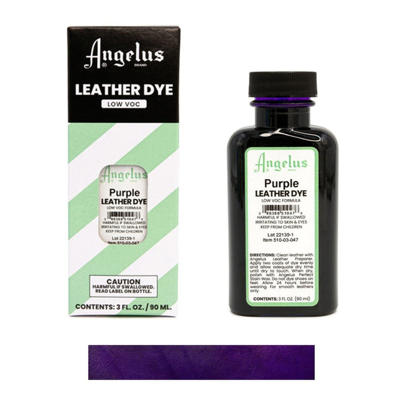 Angelus Low VOC Leather Dye. 3 fl oz/89ml Bottle