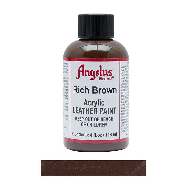 Angelus Acrylic Leather Paint 4 fl oz/118ml Bottle