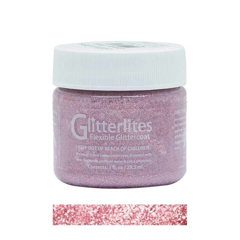 Angelus Glitterlites Acrylic Leather Paint 1 fl oz/30ml Bottle