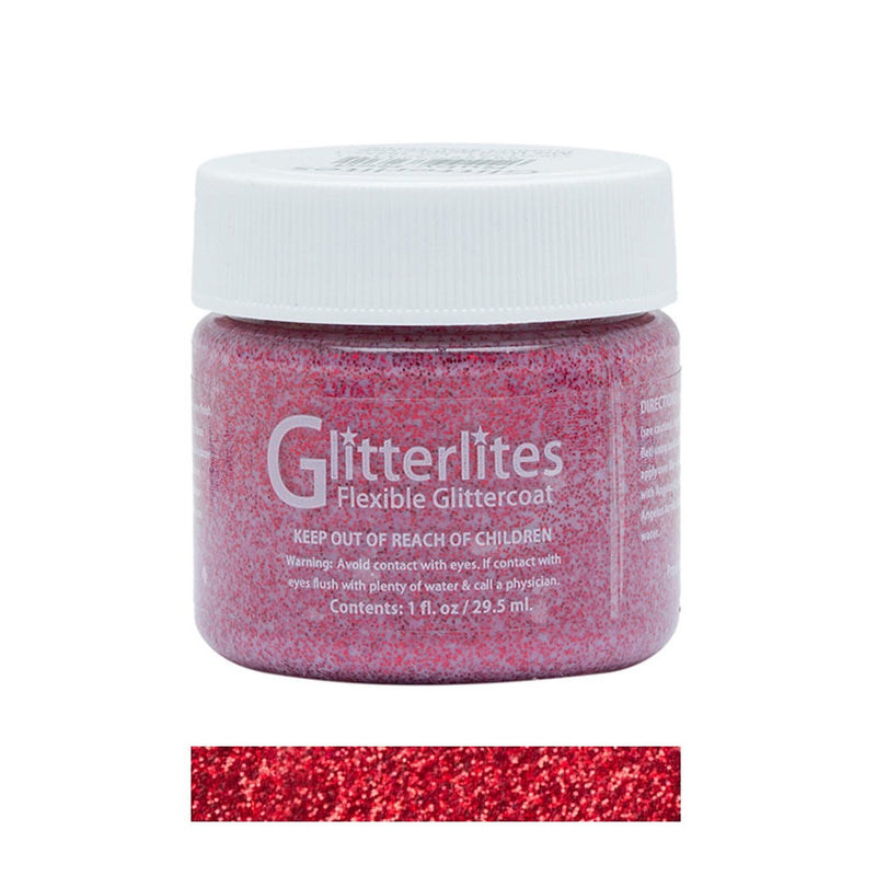Angelus Glitterlites Acrylic Leather Paint 1 fl oz/30ml Bottle