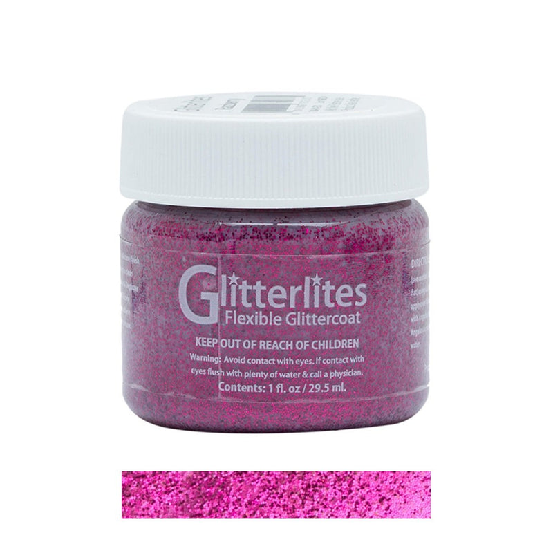 Angelus Glitterlites Acrylic Leather Paint 1 fl oz/30ml Bottle