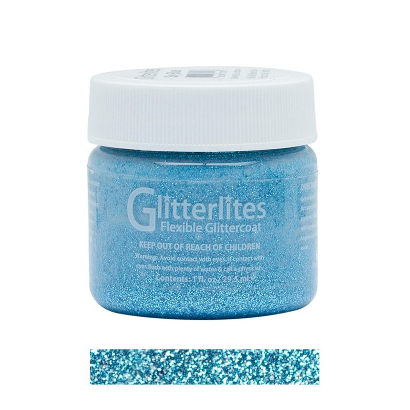 Angelus Glitterlites Acrylic Leather Paint 1 fl oz/30ml Bottle