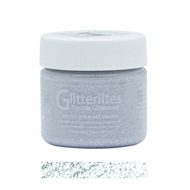 Angelus Glitterlites Acrylic Leather Paint 1 fl oz/30ml Bottle