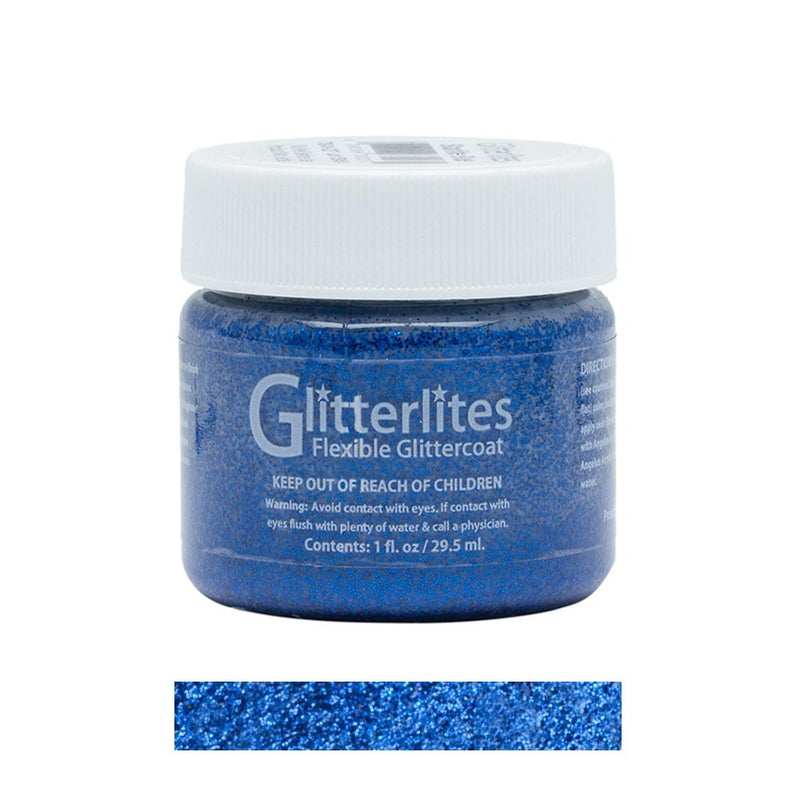 Angelus Glitterlites Acrylic Leather Paint 1 fl oz/30ml Bottle