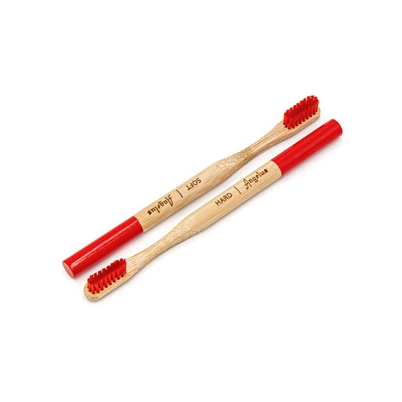 Angelus Detail Bamboo Cleaning Brush Pack of 2 Soft and Hard Bristles