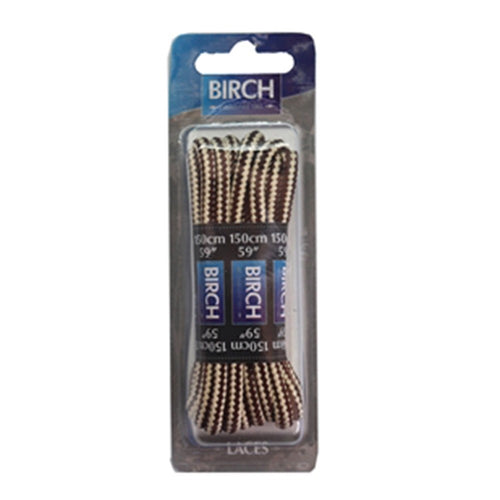 Birch Blister Pack Hiking Cord Laces 150cm