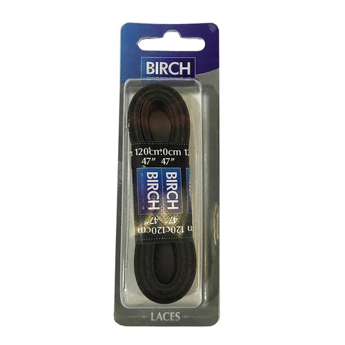 Birch Blister Pack Leather Laces 120cm